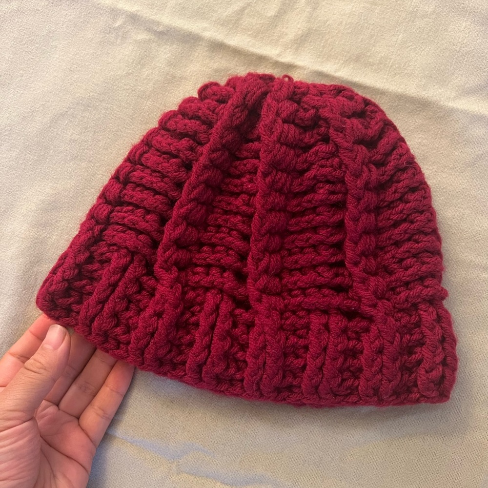 Handmade winter beanie